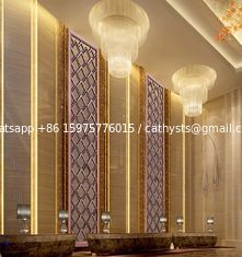 Китай Древняя медная нержавеющая сталь с резными/гравированными панелями машрабии лестница для перила/балустрада/балкон поставщик