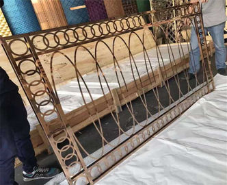 лазерная резка металлический забор металлический экран для ограждения сада или декорации поставщик