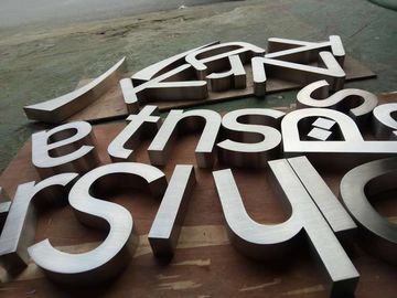 Лучшие продажи нержавеющей стали акриловые 3D световые знаки с подсветкой поставщик
