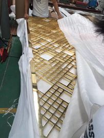 Ресторан стенный разделитель 3D декоративная панель экрана из нержавеющей стали поставщик