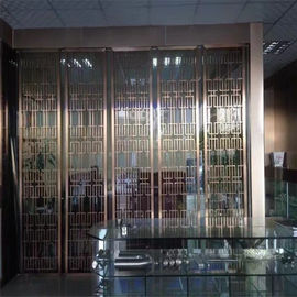 Декоративные перегородки из металла для разделения пространства в ресторане с цветным покрытием поставщик