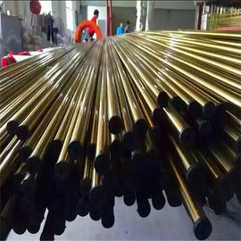 Золотая Роза Золотая труба из нержавеющей стали Зеркальная отделка 201 304 316 Для украшения потолка балюстрады рулевого рельса поставщик
