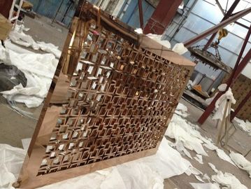 Зеркальные черные металлические экраны для офиса / комнаты / внутреннего убранства поставщик