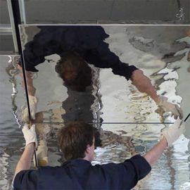 Панели из нержавеющей стали с эффектом ряби на воде, зеркальная полировка, для облицовки колонн поставщик
