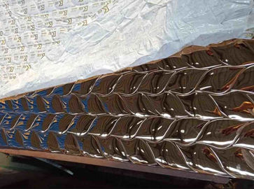 Панели из нержавеющей стали с золотым зеркалом для фасадной стены поставщик